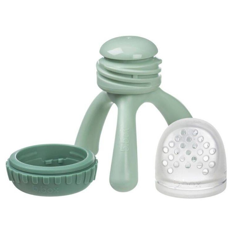 b.box, gryzak silikonowy do podawania pokarmu, szałwia