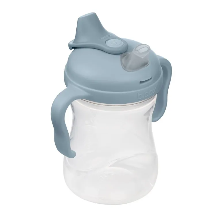 b.box, kubek z miękkim ustnikiem, błękitny