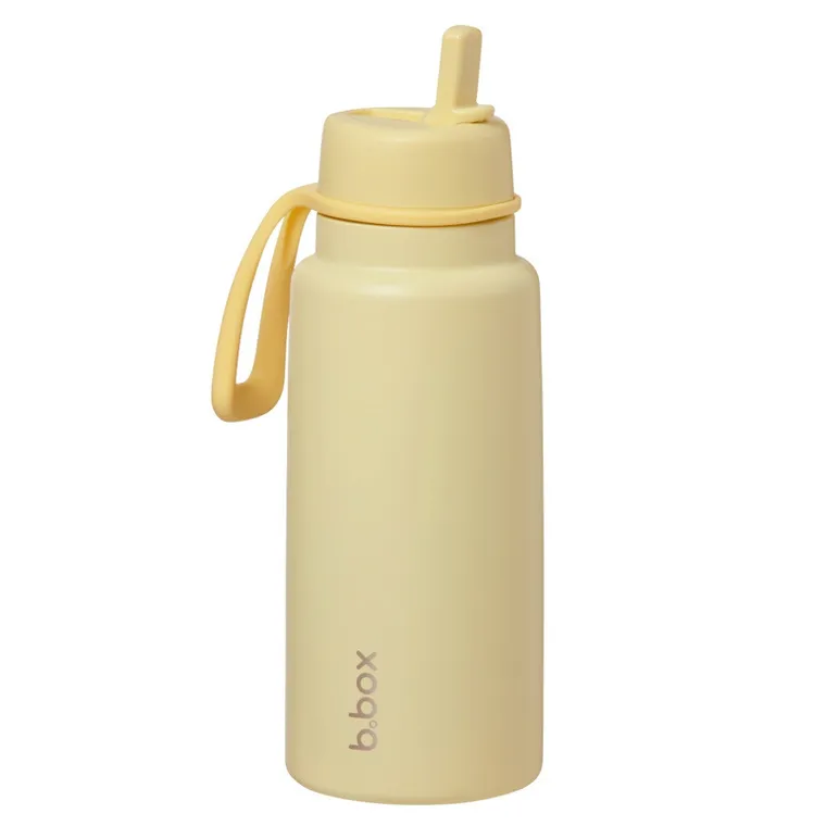 b.box, Lemon Twist, butelka termiczna ze składanym ustnikiem, stal nierdzewna, 1l