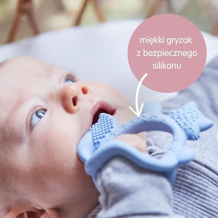 b.box, Lisek, gryzak na nadgarstek, błękitny