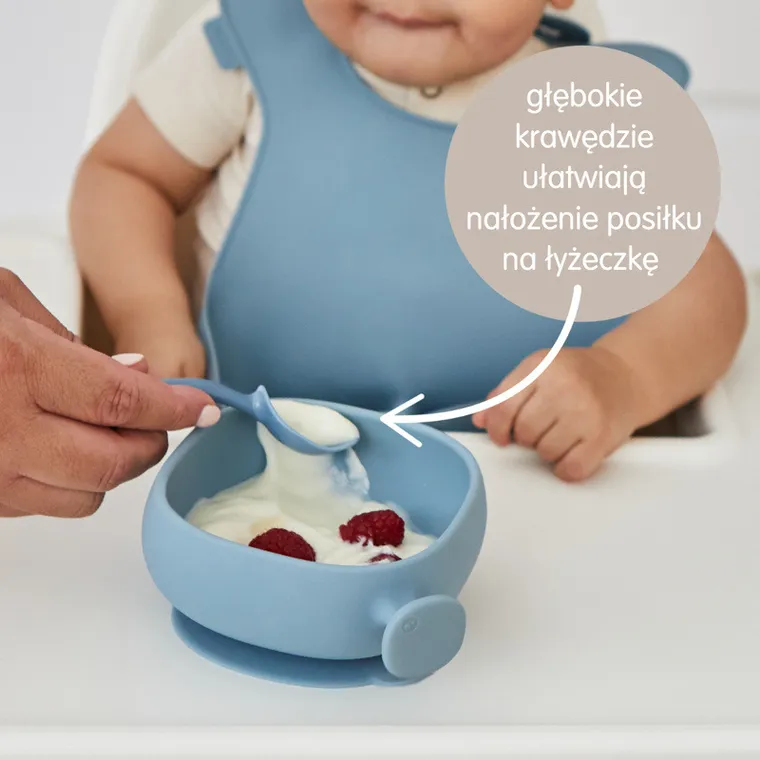 b.box, miseczka z przykrywką, błękitna