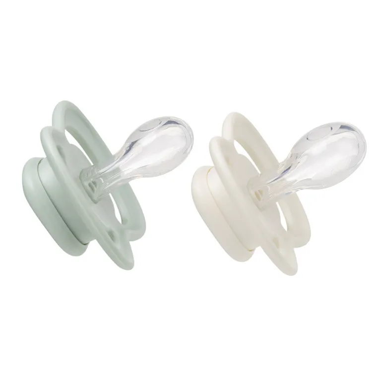 b.box, smoczek symetryczny, 0-6m, szałwia/wanilia, 2 szt.