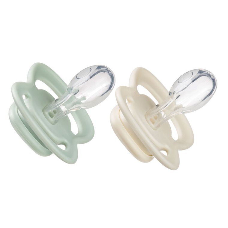 b.box, smoczek symetryczny, 6m+, szałwia/wanilia, 2 szt.