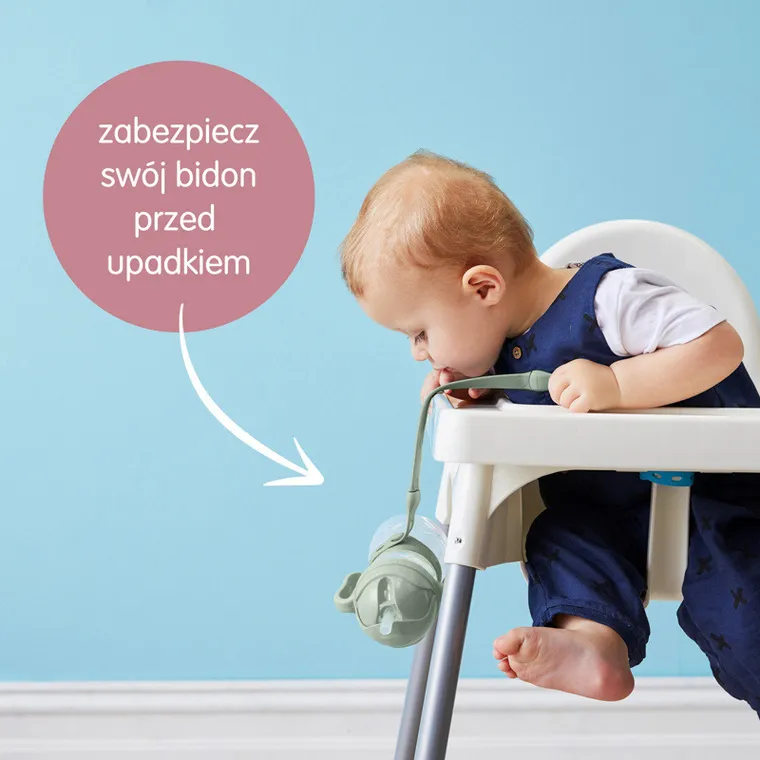 b.box, smycz do bidonu, szałwiowa