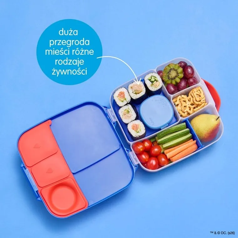 B.box, Superman, lunchbox