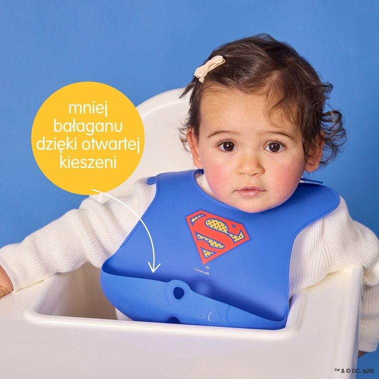 b.box, Superman, śliniak z otwartą kieszonką