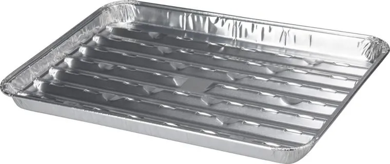 BBQ Line, aluminiowe tacki na grilla, 34-23 cm, 4 szt.