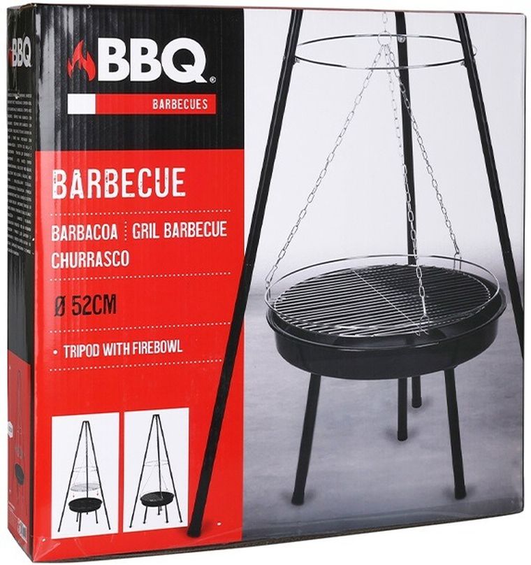 BBQ Line, grill ogrodowy, wiszący na trójnogu, 52 cm