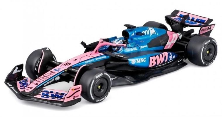 Bburago, BWT Alpine Team A525 2025 Pierre Gasly, Bolid F1, model pojazdu, 1:43