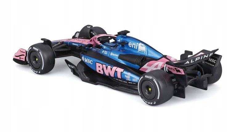 Bburago, BWT Alpine Team A525 2025 Pierre Gasly, Bolid F1, model pojazdu, 1:43