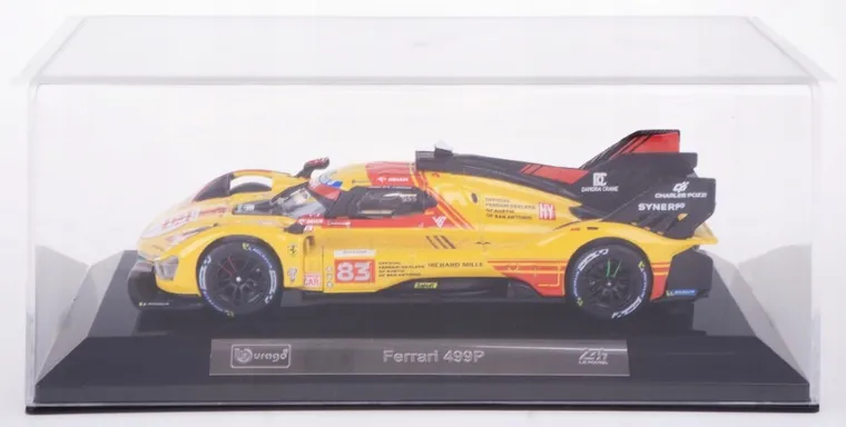 Bburago, Ferrari Racing 499p, model pojazdu, 1:43
