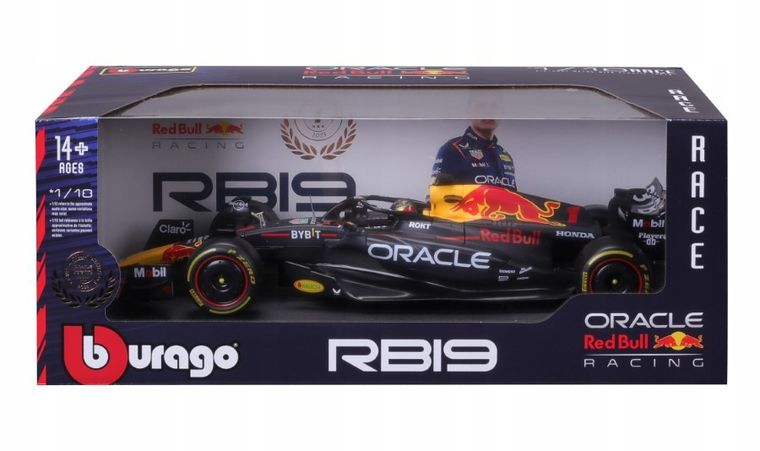 Bburago, Formula F1 Oracle Red Bull Racing RB19, model, 1:18