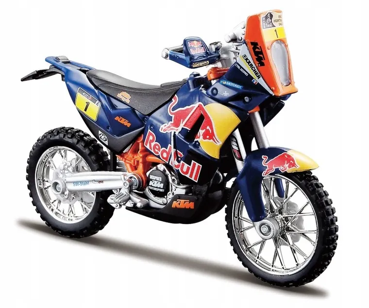 Bburago, KTM 450 Rally, pojazd, model metalowy, 1:18