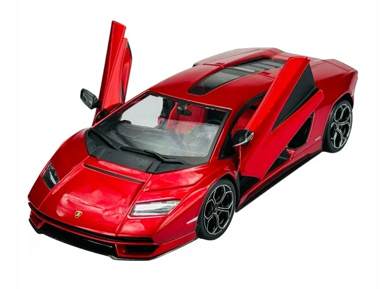 Bburago, Lamborghini Countach LPI, 800-4, model pojazdu, red, 1:24