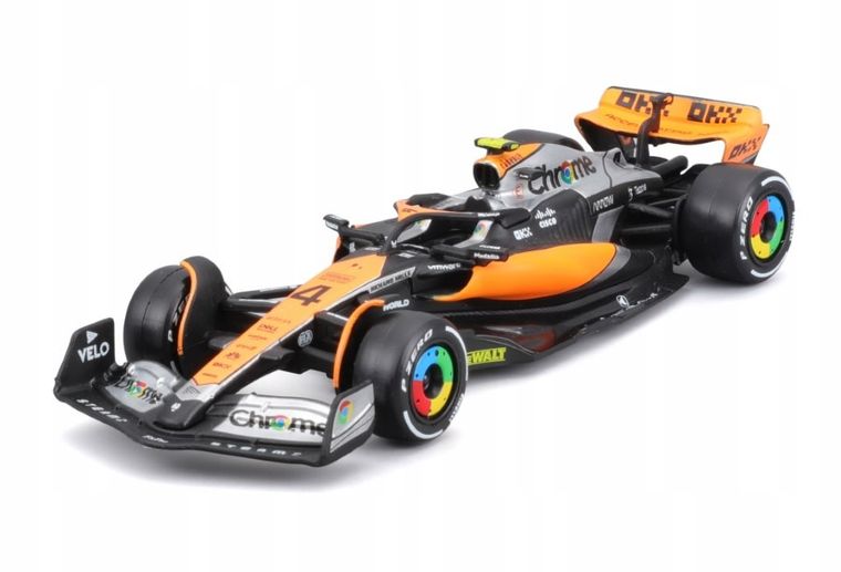 Bburago, McLaren F1 Team MCL60 Lando Norris, model pojazdu wyścigowego, 1:43