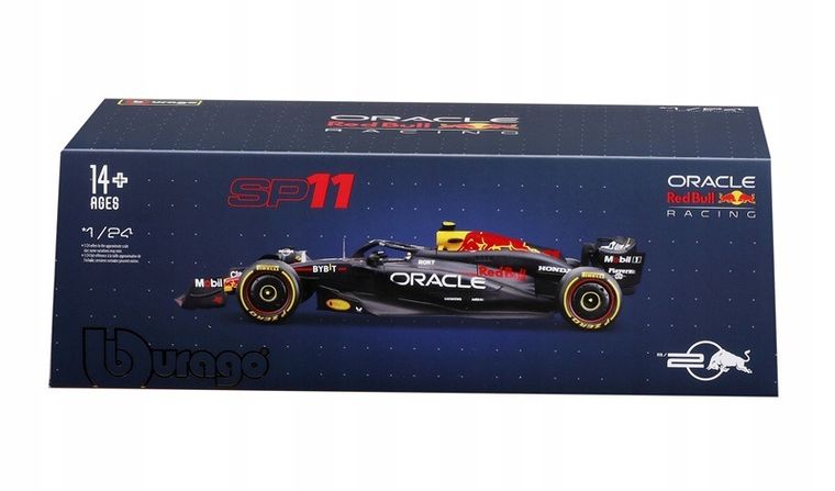 Bburago, Oracle Red Bull Racing, RB20 S.Perez, Bolid F1, model pojazdu, 1:24