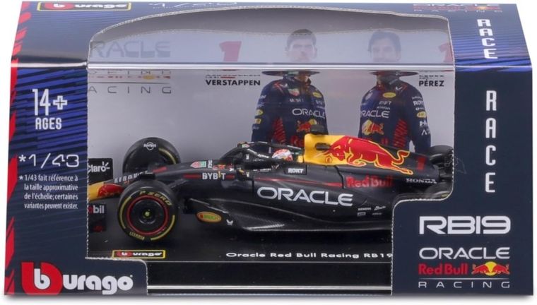BBurago, Race Oracle Red Bull Racing RB19#1, model pojazdu, 1:43