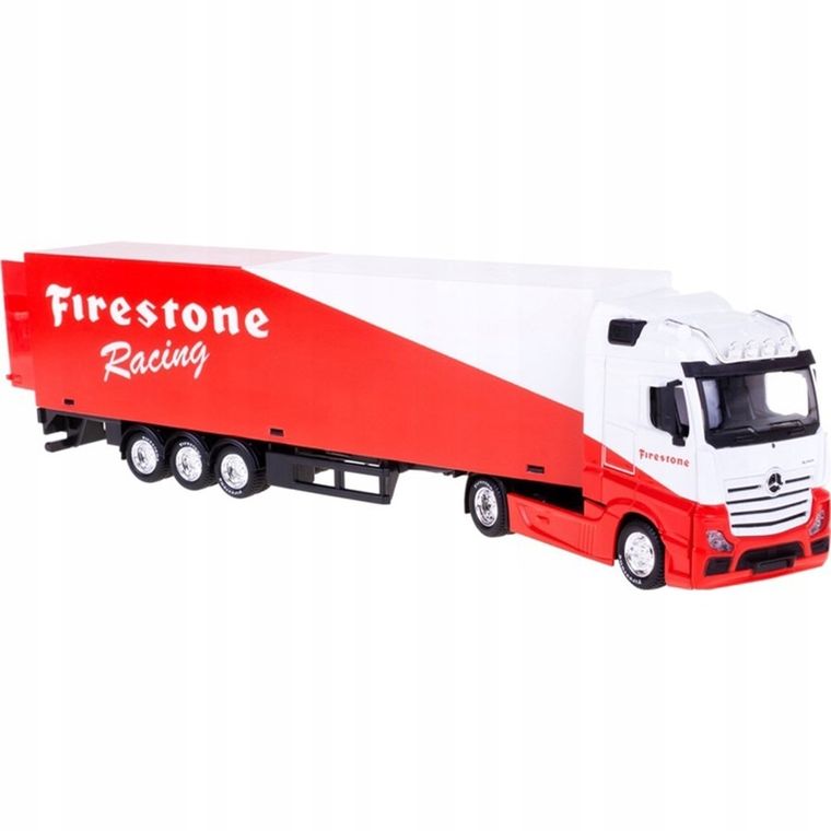 Bburago, Street Fire, Mercedes-Benz Actros Firestone Rasing, model pojazdu, 1:43