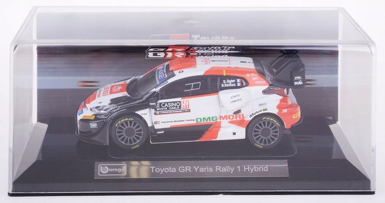 Bburago, Toyota GR Yaris Rally1 Hybrid Sebastien Ogier, model pojazdu, 1:43
