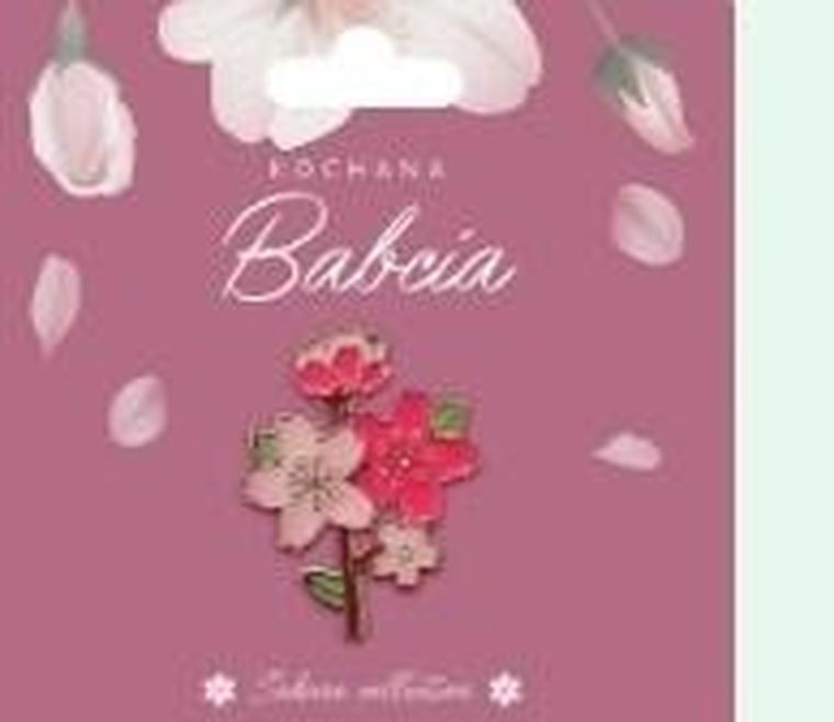 Be-happy Gifts, broszka prezentowa, Kochana Babcia