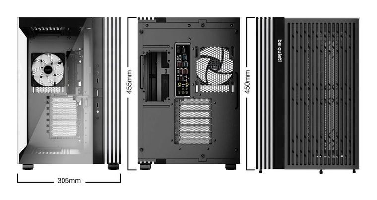 Be Quiet!, obudowa, Light Base 600 LX, czarna