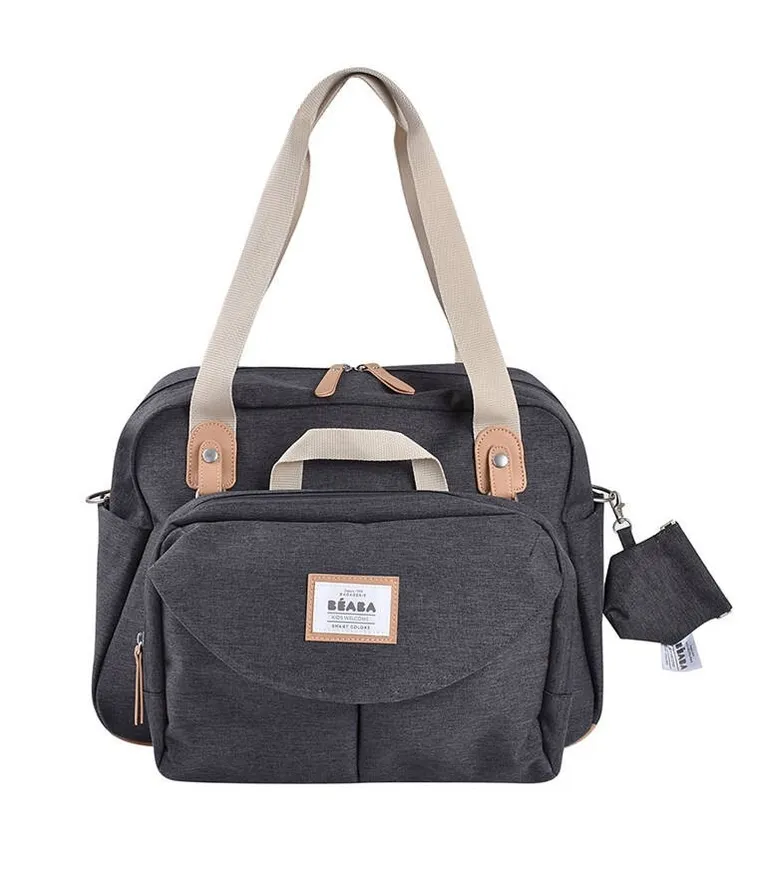 Beaba, Geneva II, torba dla mamy, Dark heather grey