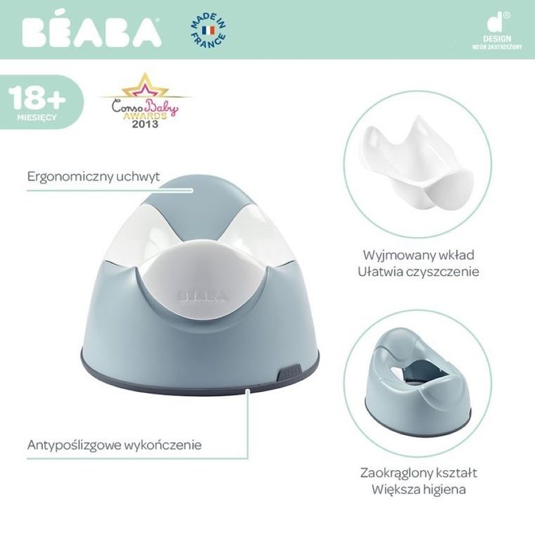 Beaba, nocnik, Green Blue