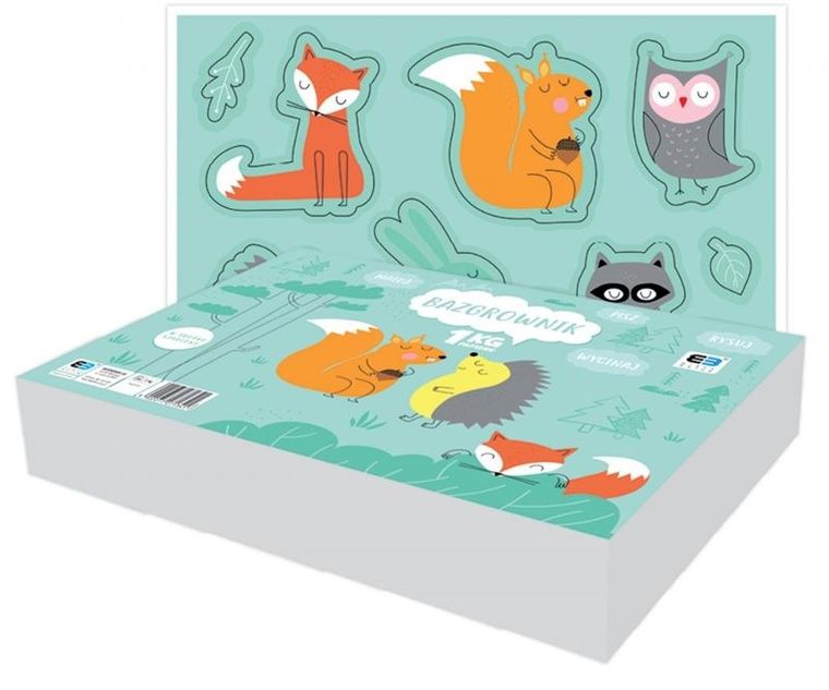 Bebe, zeszyt A4, bazgrownik z szablonem, 1 szt.