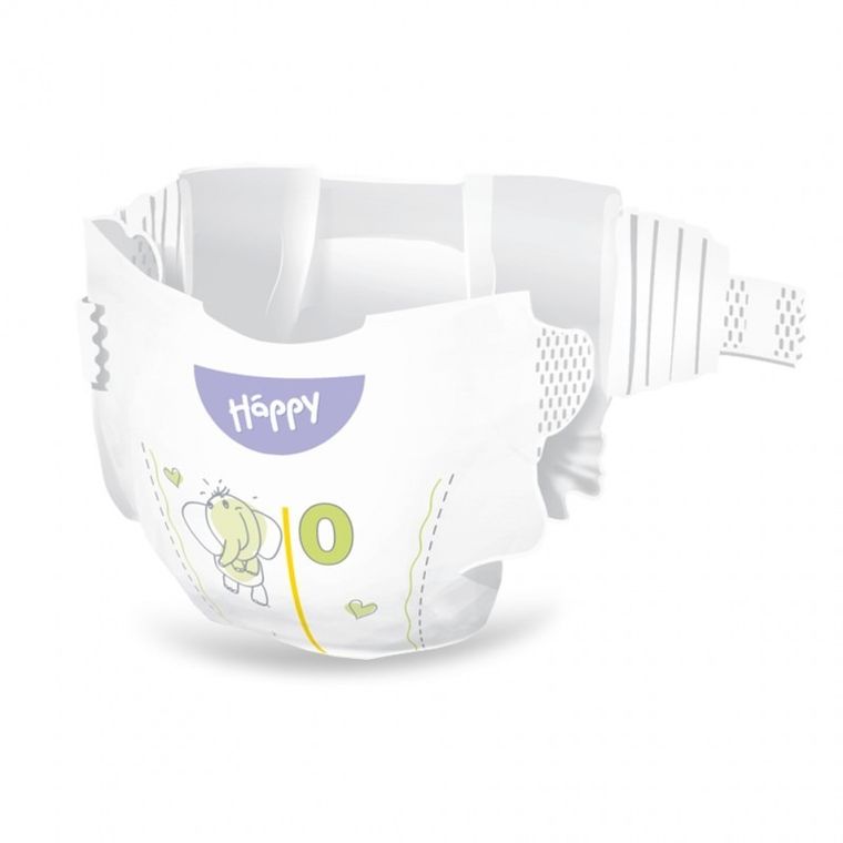 Bella, Baby Happy, Newborn, pieluszki jednorazowe, 46 szt.