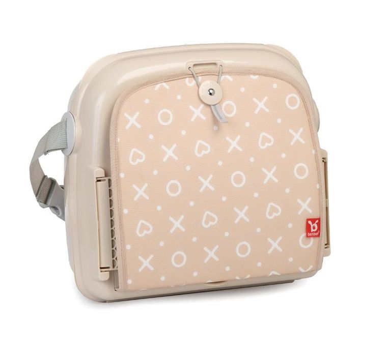 Benbat, Yummigo Plus, walizka z krzesełkiem 3w1, beżowa
