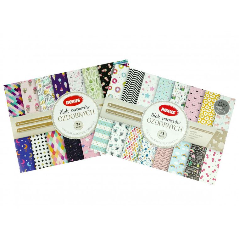Beniamin, blok papierów ozdobnych, A4, 32 kartki