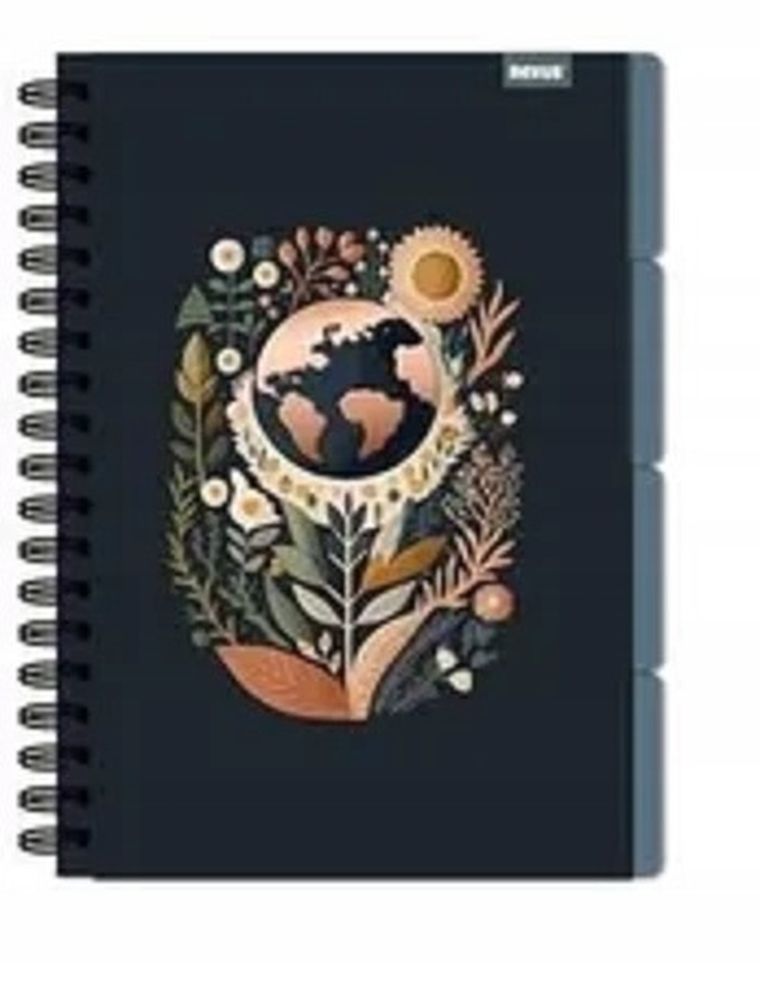 Beniamin, Calm, kołozeszyt, B5, 96 kartek, kratka, 1 szt.