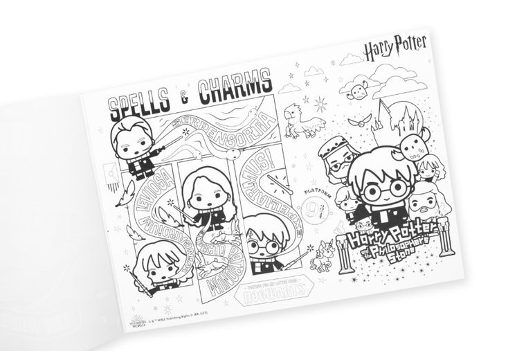 Beniamin, Harry Potter, blok rysunkowy, biały, A4, 20 kartek