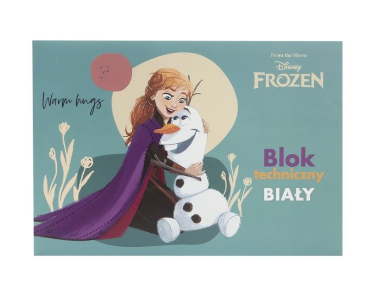 Beniamin, Kraina Lodu, blok techniczny, biały, A4, 10 kartek