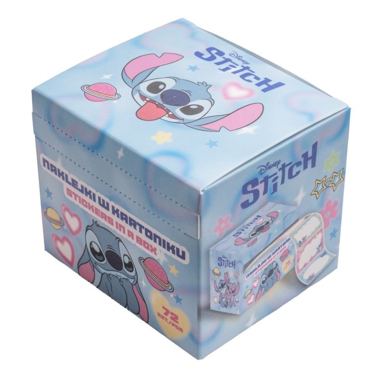 Beniamin, Lilo i Stitch, naklejki w kartoniku, 72 elementy