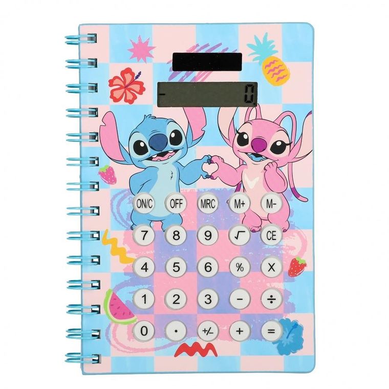 Beniamin, Lilo i Stitch, notatnik na spirali z kalkulatorem, B6, 80 kartek, 1 szt.