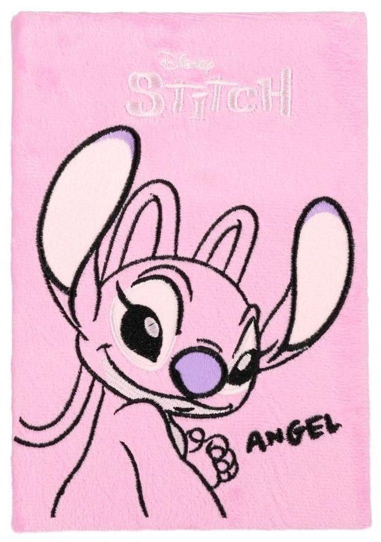 Beniamin, Lilo i Stitch, notes z pluszową okładką, A5, 80 kartek, linia, 1 szt.