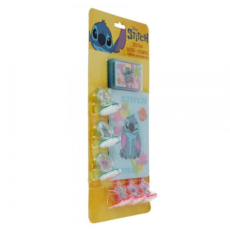 Beniamin, Lilo i Stitch, notes ze stempelkami, 6 szt.