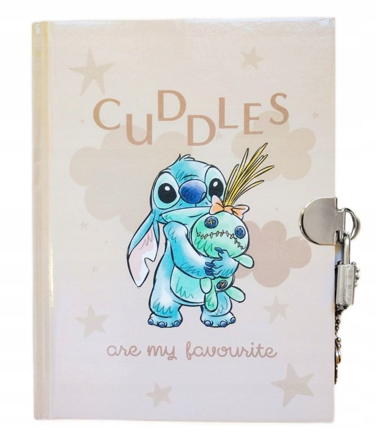 Beniamin, Lilo i Stitch, pamiętnik z kłódką, 1 szt.