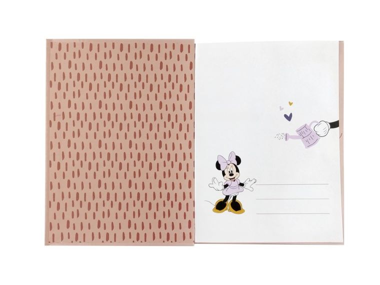 Beniamin, Myszka Minnie, pamiętnik z zakładką i długopisem, zamykany na gumkę