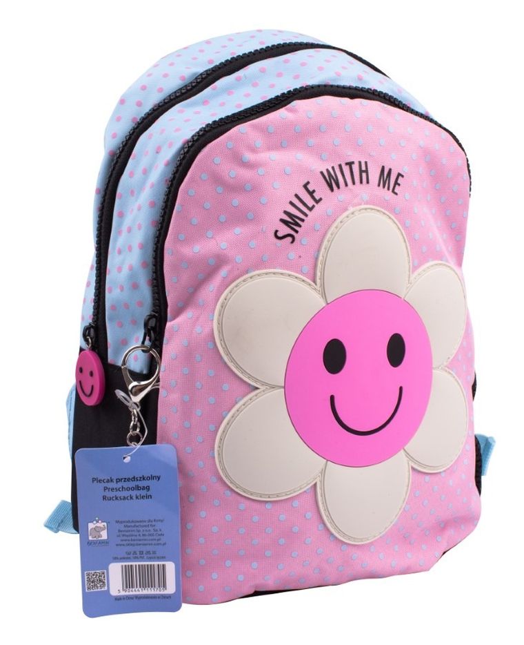 Beniamin, plecak dla przedszkolaka, Kwiatek