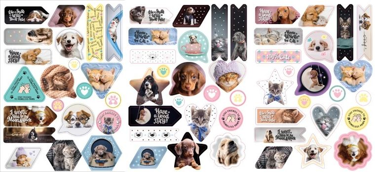 Beniamin, The Sweet Pets, naklejki ozdobne