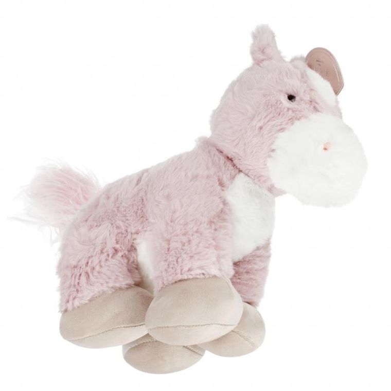 Beppe, Osiołek Ricardo, maskotka, różowy, 30 cm