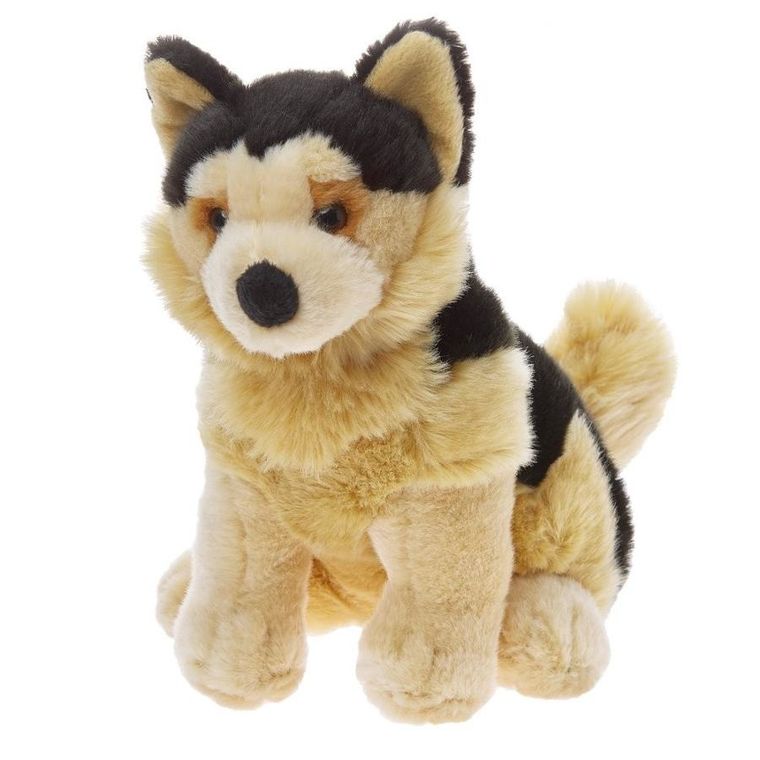 Beppe, Pies owczarek niemiecki, siedzący, maskotka, 20 cm