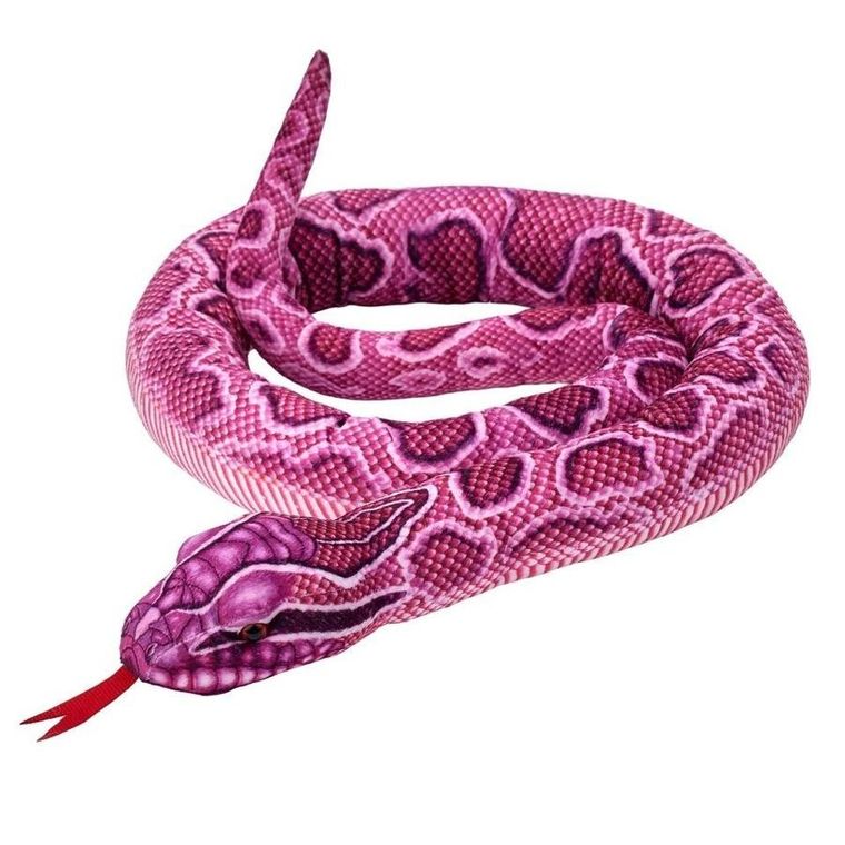 Beppe, Wąż, maskotka, różowy, 180 cm