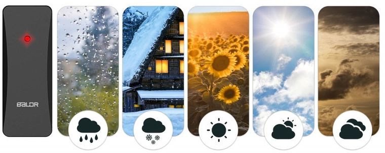 Berdsen, Baldr, nadajnik do stacji pogodowej, czarny