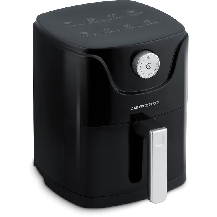 Berdsen, frytkownica beztłuszczowa, air fryer, czarny, 2,5l, BD-654