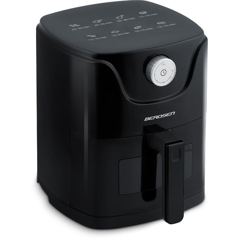 Berdsen, frytkownica beztłuszczowa, air fryer, czarny, 2,5l, BD-654