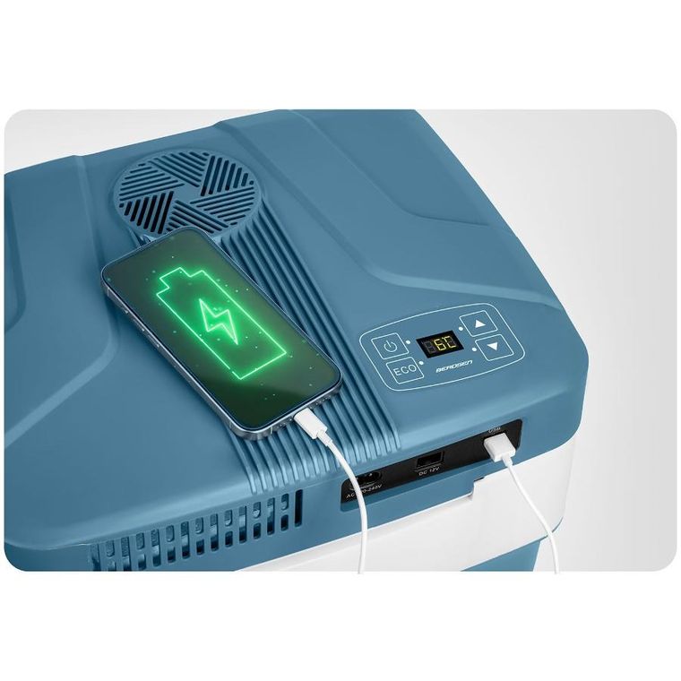 Berdsen, Icemax, lodówka turystyczna, tryb ECO, 29l, niebieska