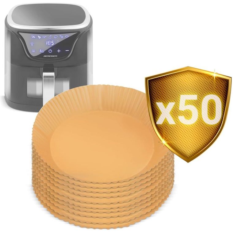 Berdsen, papier do pieczenia w frytkownicy, 20 cm, 50 szt.